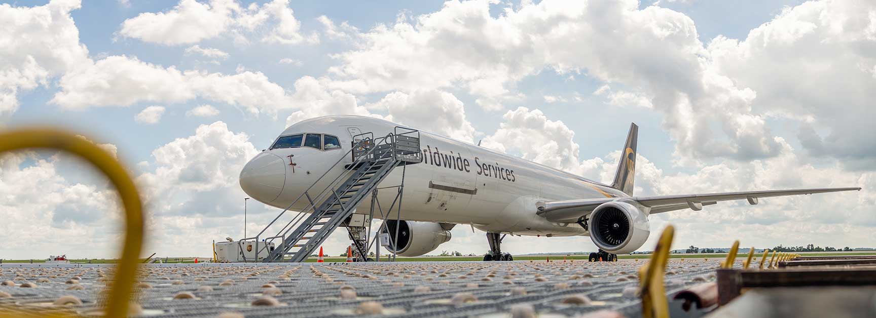 plane at CID Airport